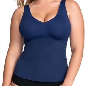 Honeylove LiftWear Tank Navy XL Shaping Tank Top XL